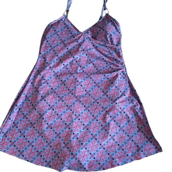 ποΈ NWT Liz Claiborne Womenβs Geometric Swim Dress β Size 6 ποΈ - Picture 4 of 9